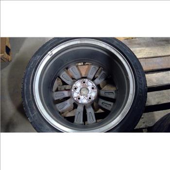 Subaru WRX Rims And Dunlop Sportmax Tires, 18x8.5 Rims/wheels, 3 Pieces