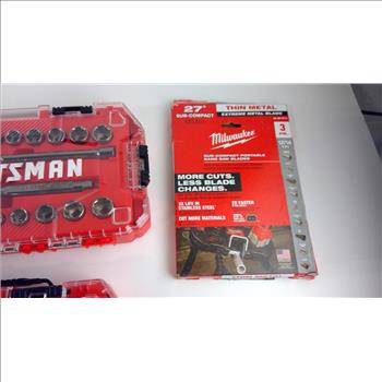 Sub-compact Portable Band Saw Blades, Tool Set And More, 4 Pieces