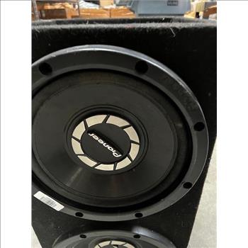 Subwoofer Box With Pioneer Speakers