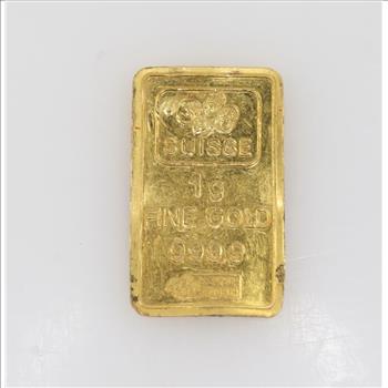 Suisse Fine Gold 1g Bar