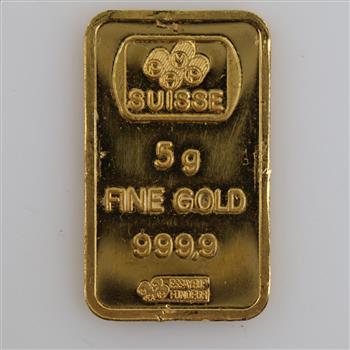 Suisse Fine Gold 5g Bar