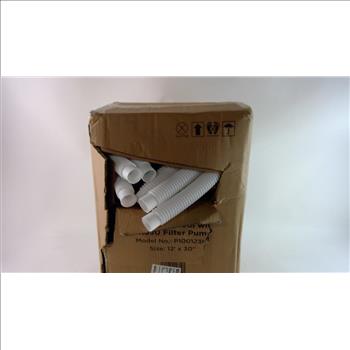 Summer Waves 12FT Transparent Quick Set Pool With RX330 Filter Pump