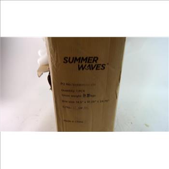 Summer Waves 12FT Transparent Quick Set Pool With RX330 Filter Pump