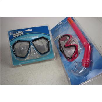 Sun & Sky Adult Swim Mask And More Lot, 3 Pieces