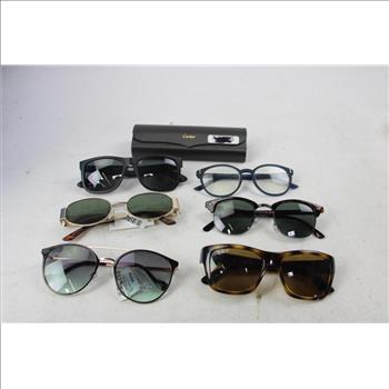 Sunglasses And Eyeglasses Bulk Lot, 6 Pieces With Cartier Case