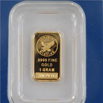 Sunshine Minting Fine Gold 1 Gram Bar