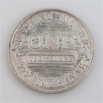Sunshine Minting Fine Silver 1 Troy Oz Round
