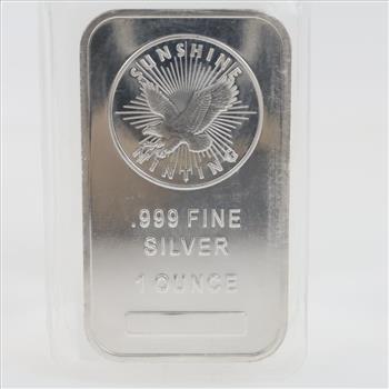 Sunshine Minting Fine Silver 1oz Bar