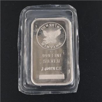 Sunshine Minting Fine Silver 1oz Bar