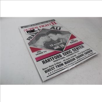 Super Fight II Muhammad Ali  Vs  Joe Frazier Boxing Poster