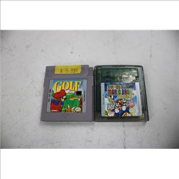 Super Mario Bros Deluxe & Gold Nintendo Game Boy Games 2 Pieces