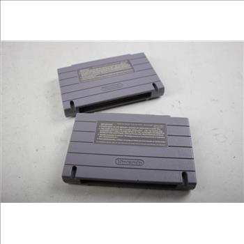 Super Nintendo Games, 2 Pieces