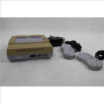 Super Nintendo With Controllers