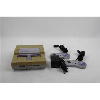 Super Nintendo With Controllers