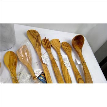 Sur La Table Wooden Cookware - Salad Hands, Pasta Fork, And More