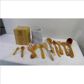 Sur La Table Wooden Cookware - Salad Hands, Pasta Fork, And More