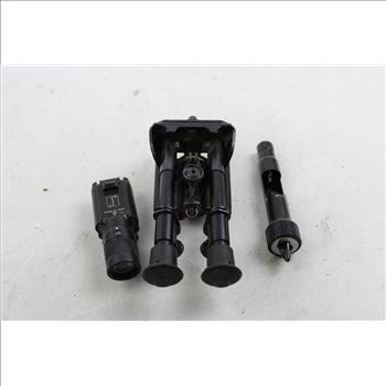 Surefire X300V Weapon Light, SightMark Laser, Gun Bipod, 3 Pieces