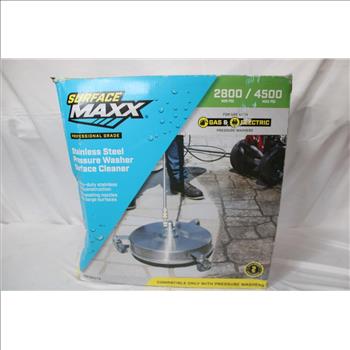 Surface Maxx Stainless Steel Pressure Washer Surface Cleaner Attachment
