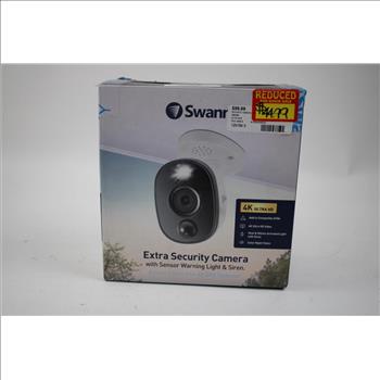Swann Extra Security Camera With Sensor Warning Light
