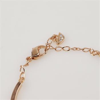 Swarovski Crystal Rose Gold Plated Swan Bracelet