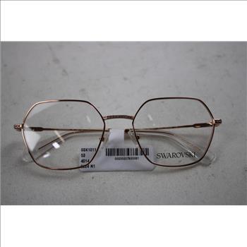 Swarovski Eyeglasses Women's Rose Gold Full Rim