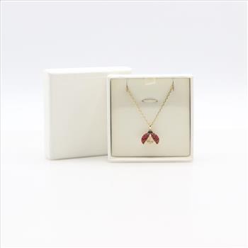 Swarovski GP Sparkling Dance Ladybug Necklace With Pendant