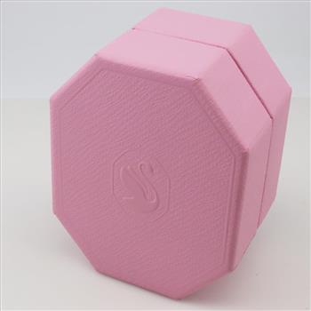 Swarovski Lucent Blue Octagon Cut Crystal Cocktail Ring