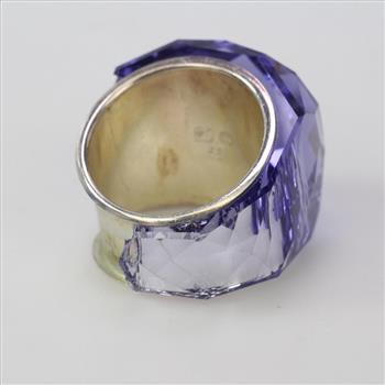 Swarovski Nirvana Purple Ring