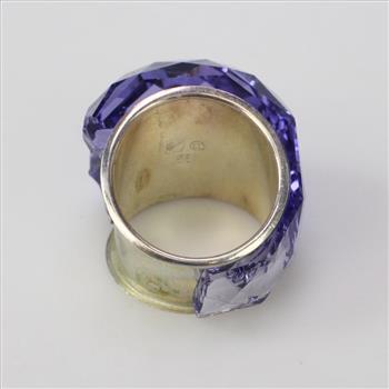 Swarovski Nirvana Purple Ring