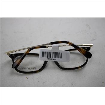 Swarovski Women's Dark Havana & Metal Temples With Crystals Framed Glasses