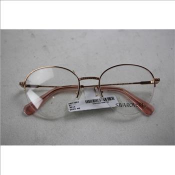 Swarovski Women's Eyeglasses In Gold/Clear Pink