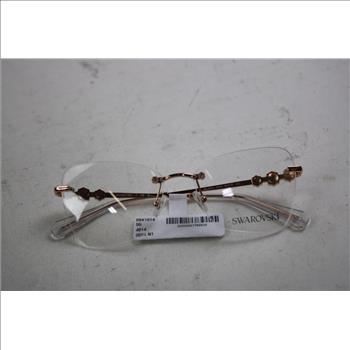 Swarovski Women's Rimless Rose Gold Butterfly Eyeglasses