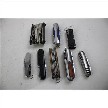 Swiss Army, Bianchi, And More Multipurpose Tools/Knives With Hex Keys, 16 Pieces