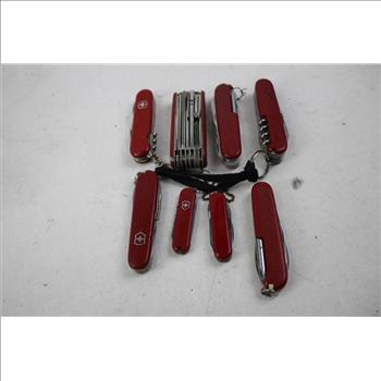 Swiss Army, Bianchi, And More Multipurpose Tools/Knives With Hex Keys, 16 Pieces