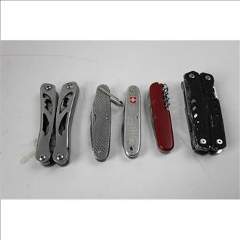 Swiss Army Knives, And Multitools, 12 Pieces