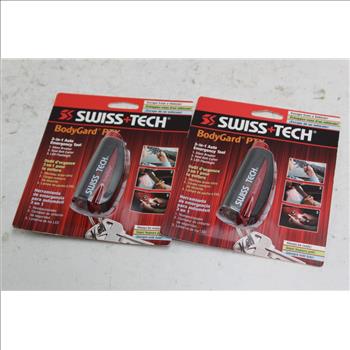 Swiss Tech Bodyguard Emergency Tool, 2 Pieces