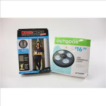 Swiss Tech Headlamp, Ampilfied Antenna, LED Umbrella Light, Corner Lamp, 6 Pieces