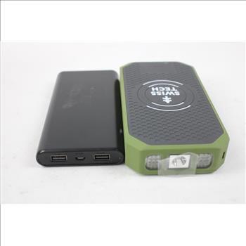 Swiss TechPower Bank, Portable Power Bank 26800mah, GenTek 42010 Power Bank And More, 5 Pieces