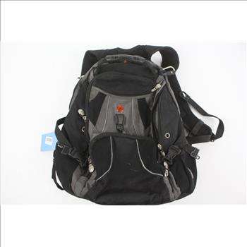 SwissGear Laptop Backpack, Black And Gray