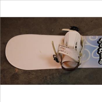 Swivel Snowboard With Kemper Bindings