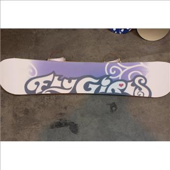 Swivel Snowboard With Kemper Bindings