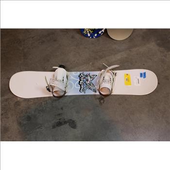 Swivel Snowboard With Kemper Bindings