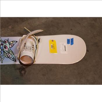 Swivel Snowboard With Kemper Bindings