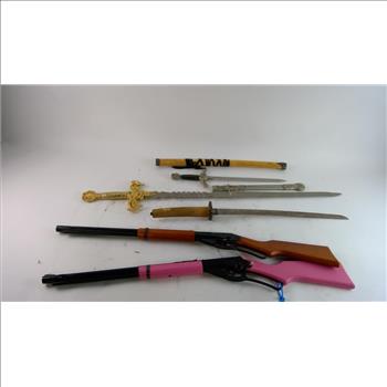 Sword And Air Rifle Lot, 3+ Pieces