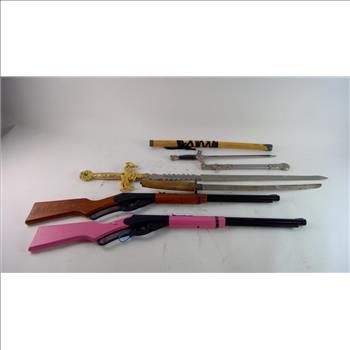 Sword And Air Rifle Lot, 3+ Pieces