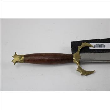 Sword With Leather Sheath