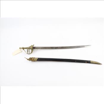 Sword With Ornate Hilt