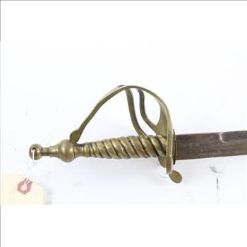 Sword With Ornate Hilt