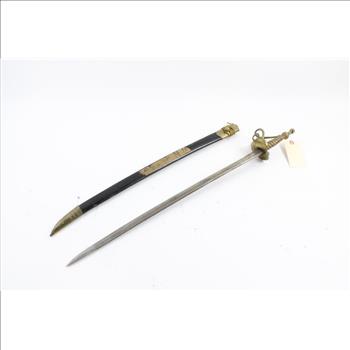 Sword With Ornate Hilt