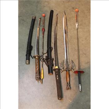 Swords And Blade: Samurai, Fantasy, Fencing: 5 Items